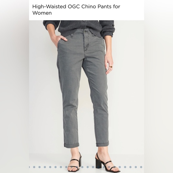 NWT Old Navy chinos in Panther grey - Picture 3 of 6